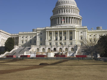 Roll-Off Dumpsters at US Capitol Building
