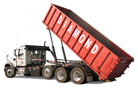 Roll-Off Dumpster Delivery Truck