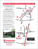 Diamond Waste Driving Map